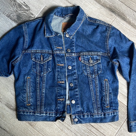 Levi’s Classic womens denim Jean Jacket sz Medium - Picture 9 of 10